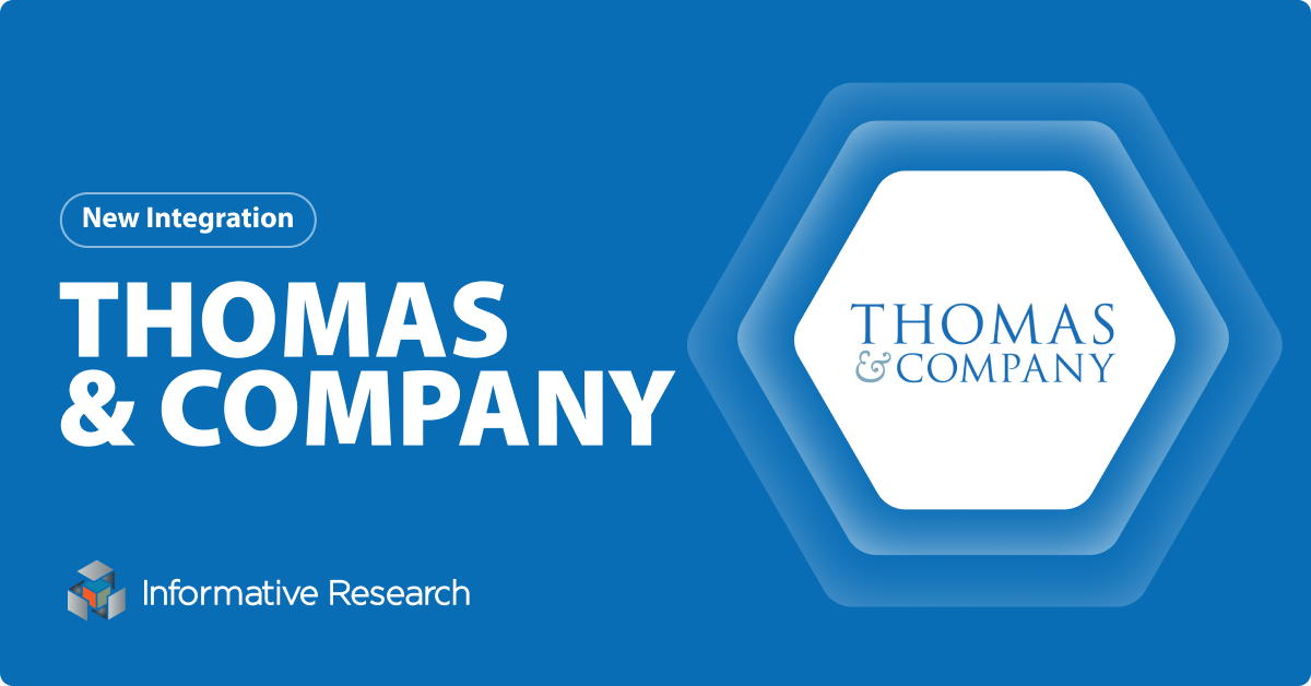 Informative Research Integrates with Thomas & Company