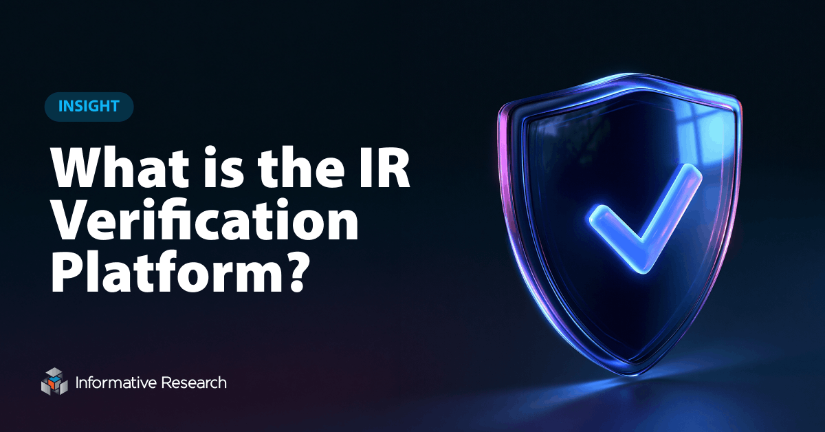 What is the IR Verification Platform?